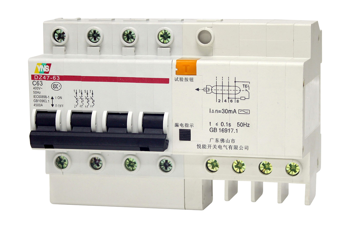 Circuit Breaker: Closure of circuit controlled by switch